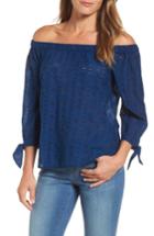 Women's Lucky Brand Schiffli Off The Shoulder Top