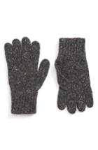 Men's Drake's Donegal Wool Gloves, Size - Blue