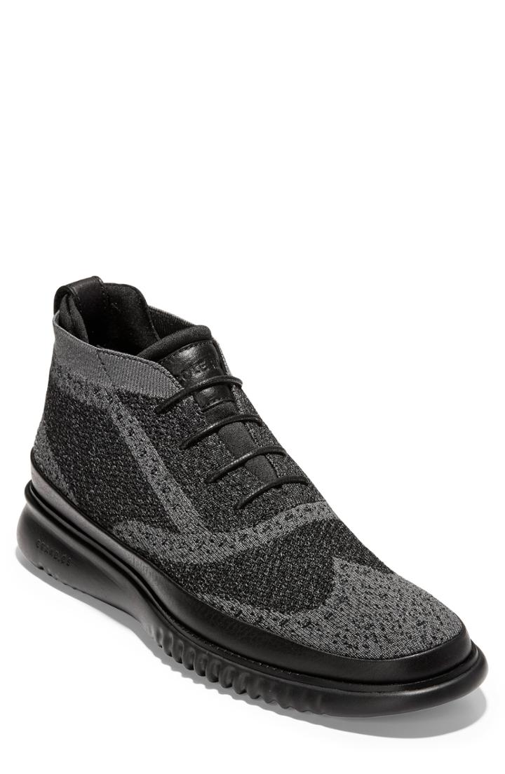 Men's Cole Haan 2.zerogrand Stitchlite Water Resistant Chukka Boot M - Black
