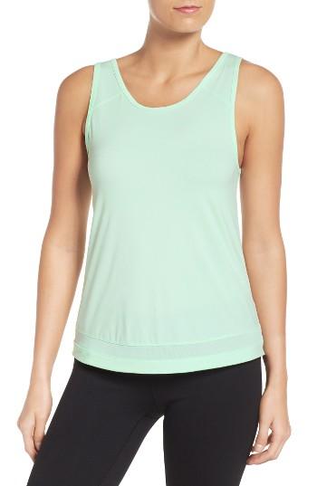 Women's Zella Kayla Mesh Inset Tank - Green