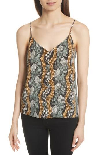 Women's Equipment Layla Print Silk Camisole - Green