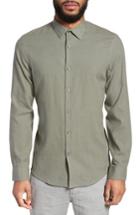 Men's Calibrate Linen Blend Sport Shirt - Grey
