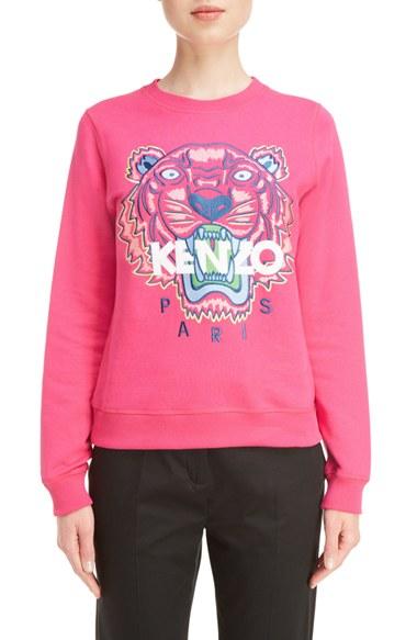 Women's Kenzo Tiger Crest Stripe Sweater