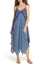 Women's Tommy Bahama Indigo Cowrie Diamonds Cover-up Dress /x-large - Blue