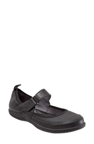 Women's Softwalk 'haddley' Mary Jane Flat M - Black