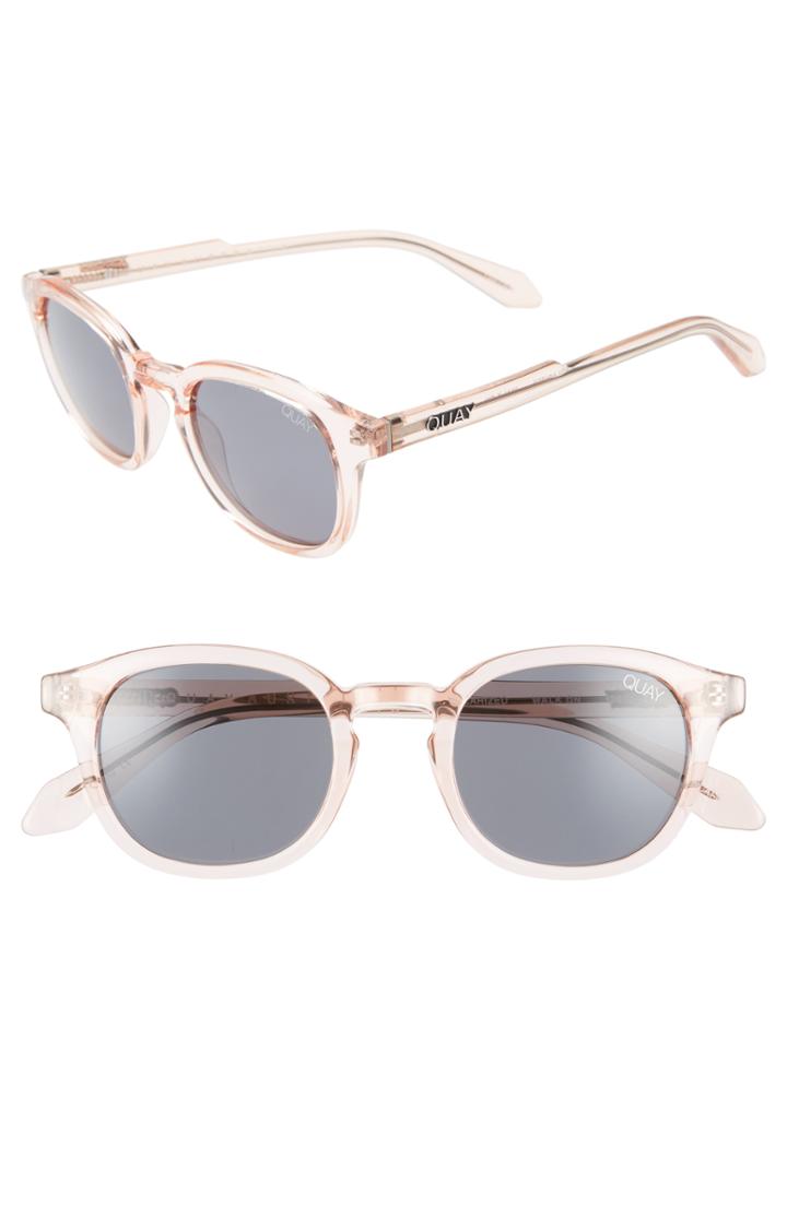 Men's Quay Australia Walk On 47mm Polarized Sunglasses - Peach/ Smoke