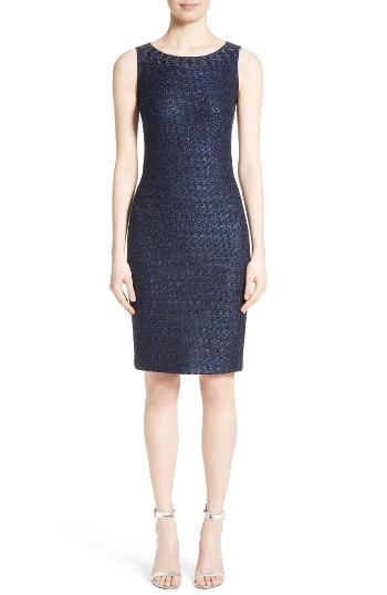 Women's St. John Collection Jiya Sparkle Knit Dress