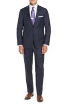 Men's Hickey Freeman Classic B Fit Plaid Wool Suit