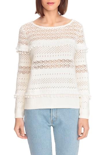 Women's Sezane Driss Sweater - White