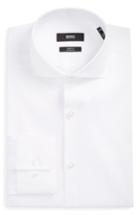 Men's Boss 'jason' Slim Fit Solid Stretch Dress Shirt .5 - White