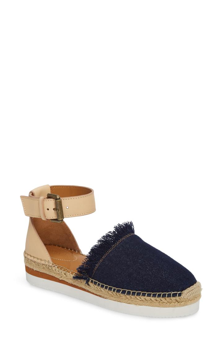 Women's See By Chloe Glyn Espadrille Us / 36eu - Blue