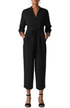 Women's Whistles Arabella Zip Front Belted Jumpsuit Us / 4 Uk - Black