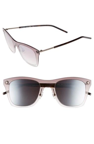 Women's Marc Jacobs 49mm Retro Sunglasses - Dark Ruthenium