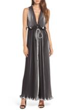 Women's C/meo Collective Dream Chaser Plunging Pleat Jumpsuit - Black