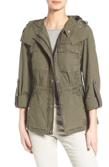 Women's Levi's Parachute Cotton Hooded Utility Jacket