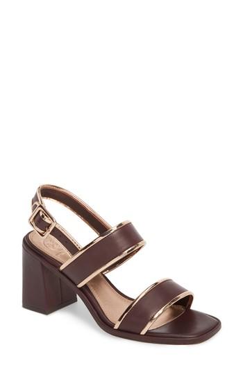 Women's Tory Burch Delaney Double Strap Sandal .5 M - Purple