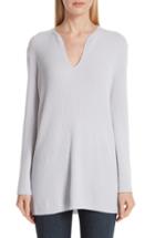 Women's Lafayette 148 New York Rib Cashmere Tunic Sweater