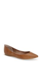Women's Bp. 'moveover' Pointy Toe Flat .5 M - Brown