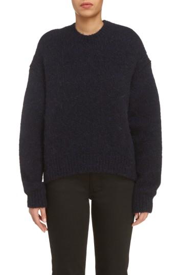 Women's Acne Studios Karel Oversize Merino Sweater - Black