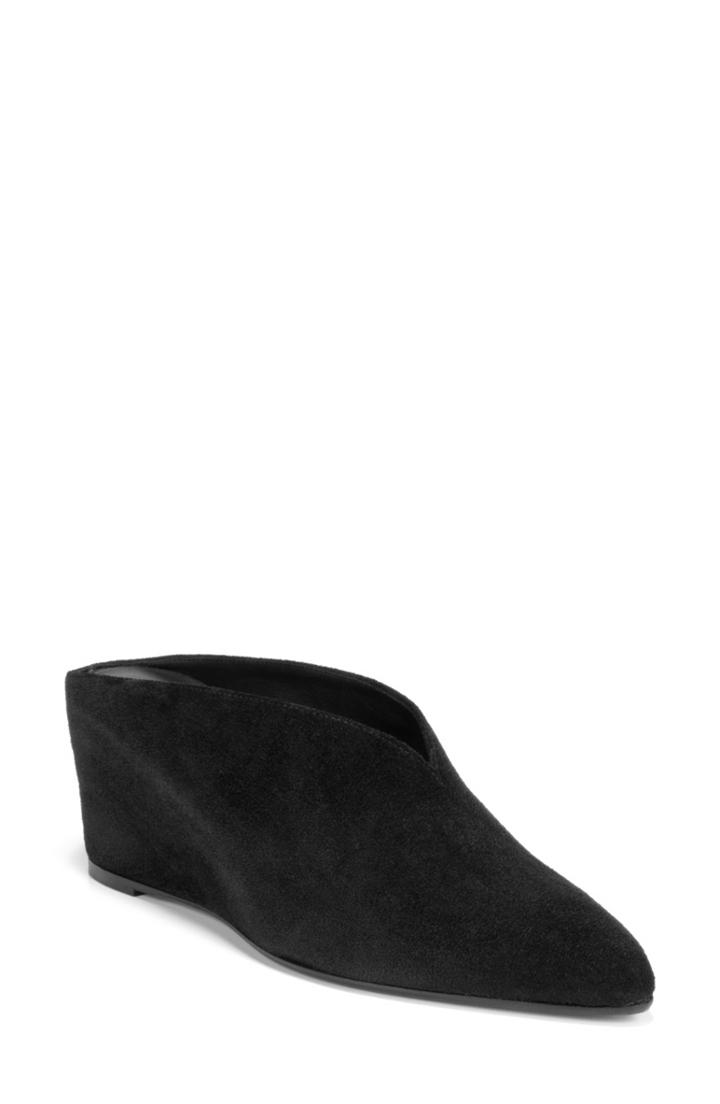 Women's Vince Kai Pointy Toe Wedge Mule M - Black