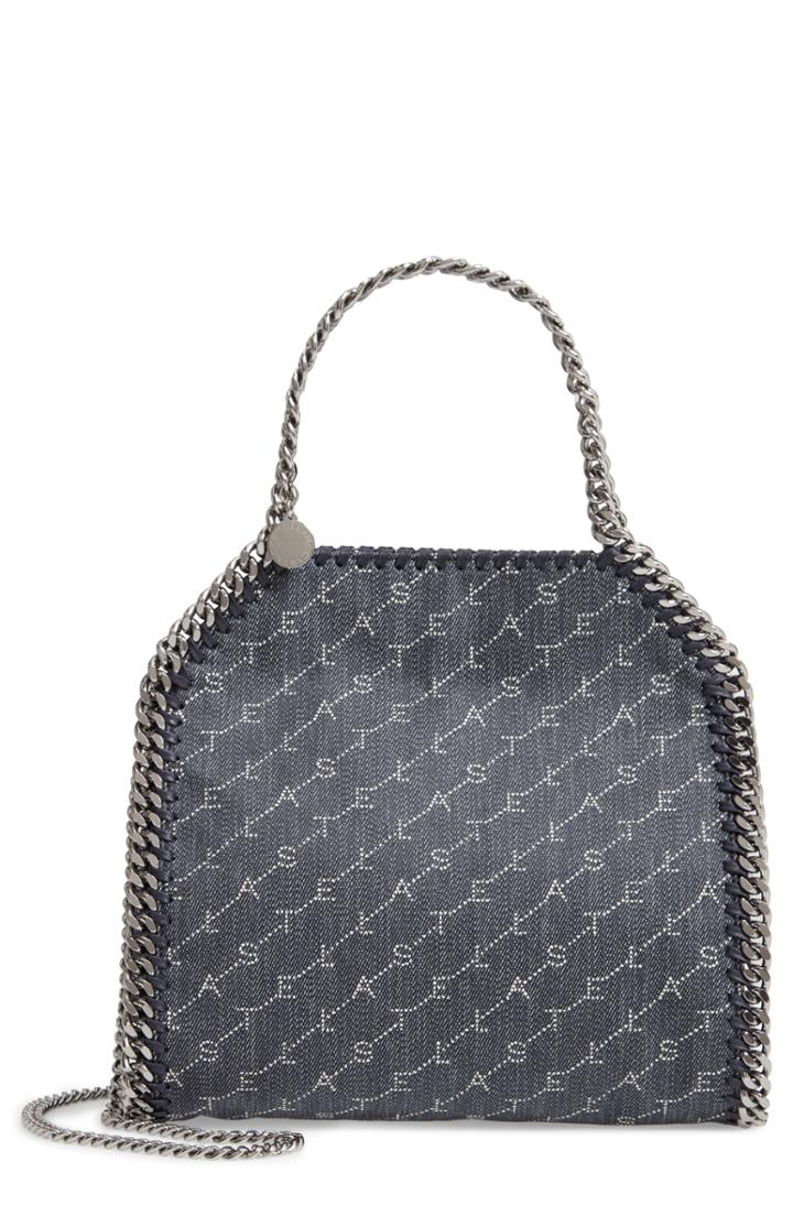 Stella Mccartney Mini Falabella Denim Tote - Blue