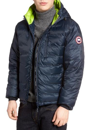 Men's Canada Goose 'lodge' Slim Fit Packable Hoodie - Blue