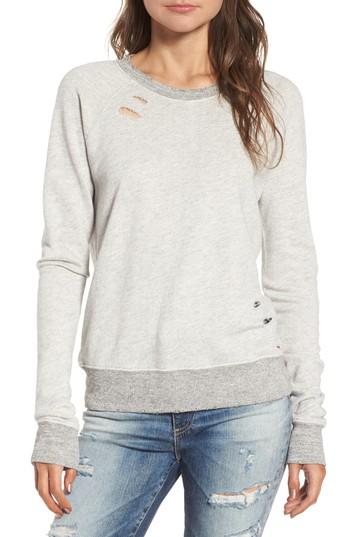 Women's N:philanthropy Belize Deconstructed Sweatshirt - Grey