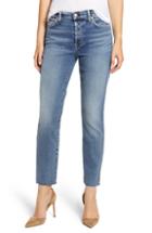 Women's 7 For All Mankind Luxe Vintage Edie Cutoff Hem Straight Leg Jeans