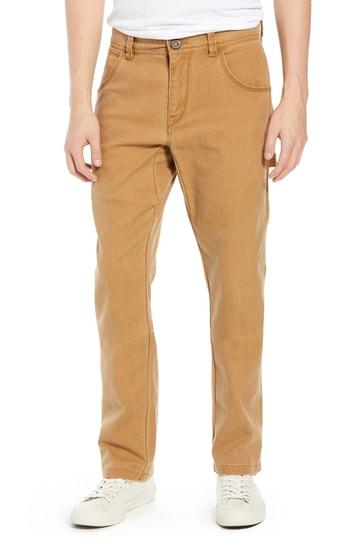 Men's Volcom Vsm Whaler Pants - Brown