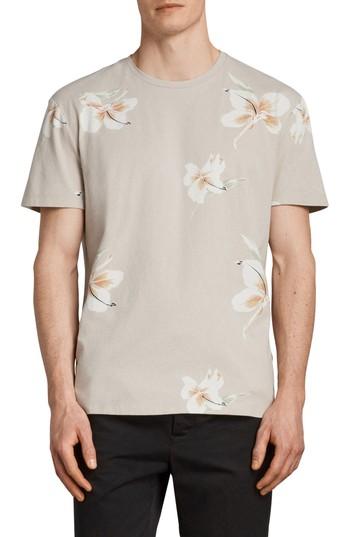 Men's Allsaints Lily Short Sleeve T-shirt - Grey