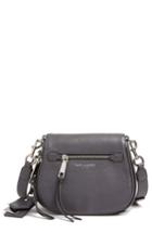 Marc Jacobs Small Recruit Nomad Pebbled Leather Crossbody Bag - Grey