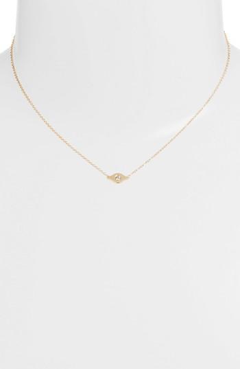 Women's Ef Collection Evil Eye Diamond Choker Necklace