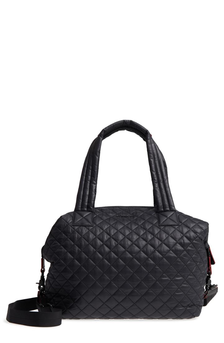 Mz Wallace Large Sutton Shoulder Tote - Black