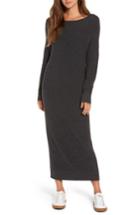 Women's Hinge V-back Sweater Dress, Size - Grey