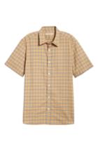 Men's Burberry Edward Short Sleeve Shirt, Size - Yellow