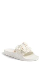 Women's Tory Burch Blossom Slide Sandal M - White