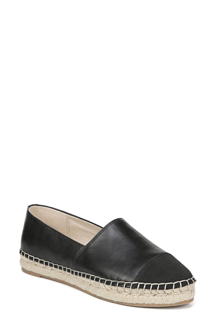 Women's Sam Edelman Krissy Espadrille Flat .5 M - Black