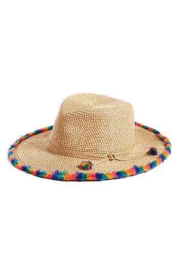 Women's Eric Javits Frida Packable Squishee Fedora - Beige