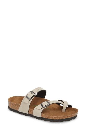 Women's Birkenstock Mayari Birko-flor(tm) Slide Sandal -8.5us / 39eu B - Beige