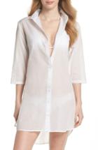 Women's Echo Solid Cover-up Dress - White