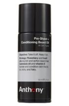 Anthony Pre-shave + Conditioning Beard Oil, Size