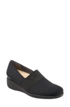 Women's Trotters 'marley' Slip-on Wedge Pump .5 N - Black