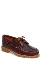 Men's Timberland Authentic Boat Shoe M - Burgundy