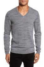 Men's Billy Reid Space Dye Merino Wool Sweater - Grey