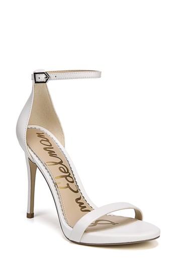 Women's Sam Edelman Ariella Ankle Strap Sandal M - White