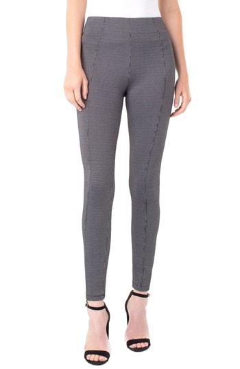 Women's Liverpool High Waist Microcheck Skinny Pants - Ivory