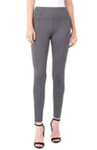 Women's Liverpool High Waist Microcheck Skinny Pants - Ivory