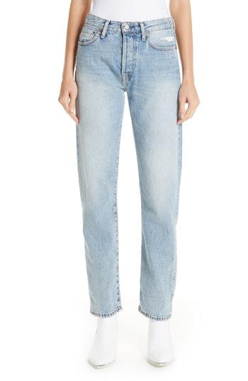 Women's Acne Studios 1997 Straight Leg Jeans - Blue