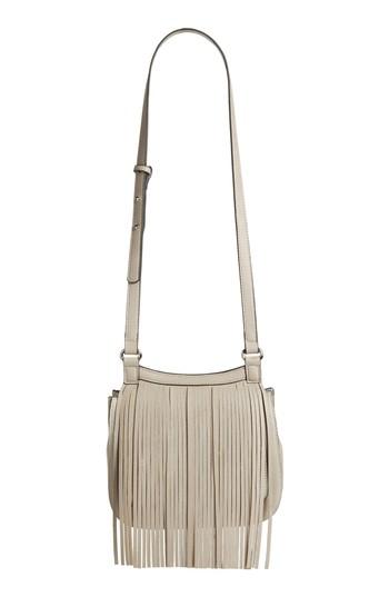 Jules Kae Mini Laine Fringe Crossbody Bag - Brown