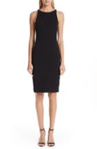 Women's Emporio Armani Stretch Jacquard Dress Us / 36 It - Black